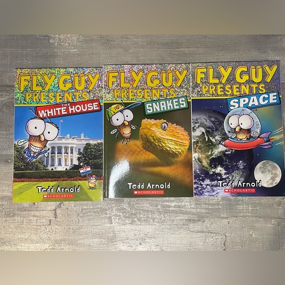 Fly Guy Presents Books -Scholastic By Tedd Arnold SET OF 3 - Picture 2 of 4